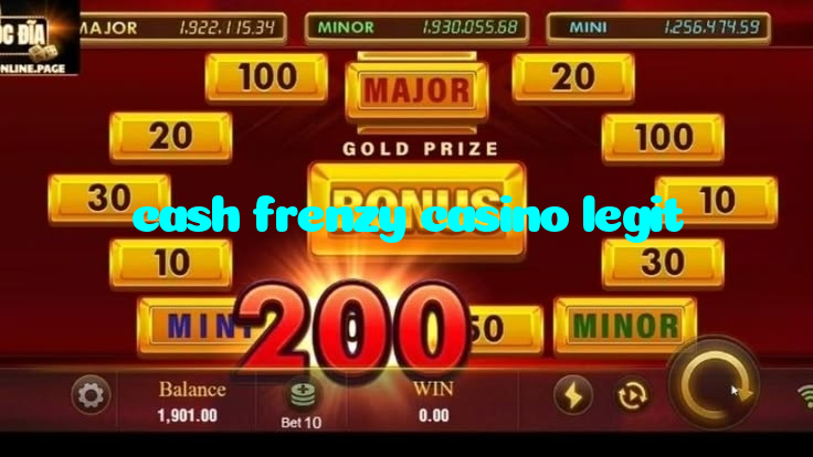 cash frenzy casino legit
